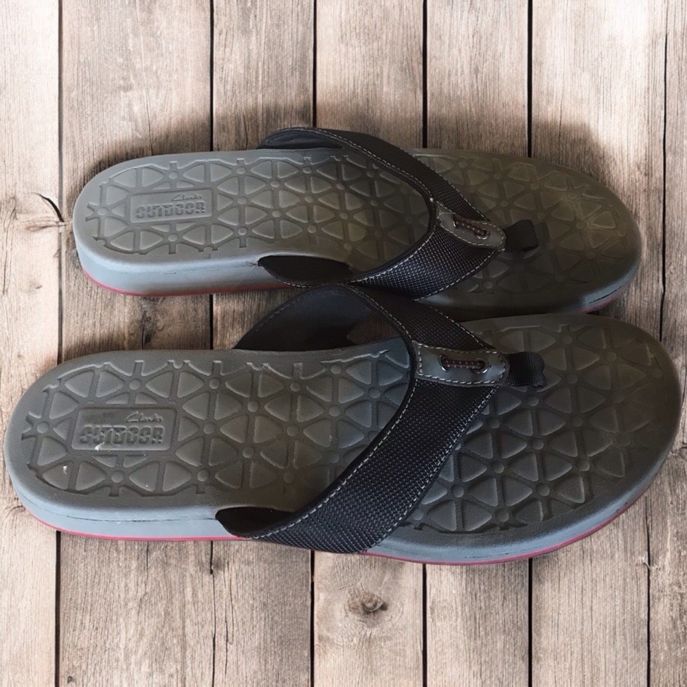 Clarks Outdoors Mens Sandals Flip Flops Size 10‎